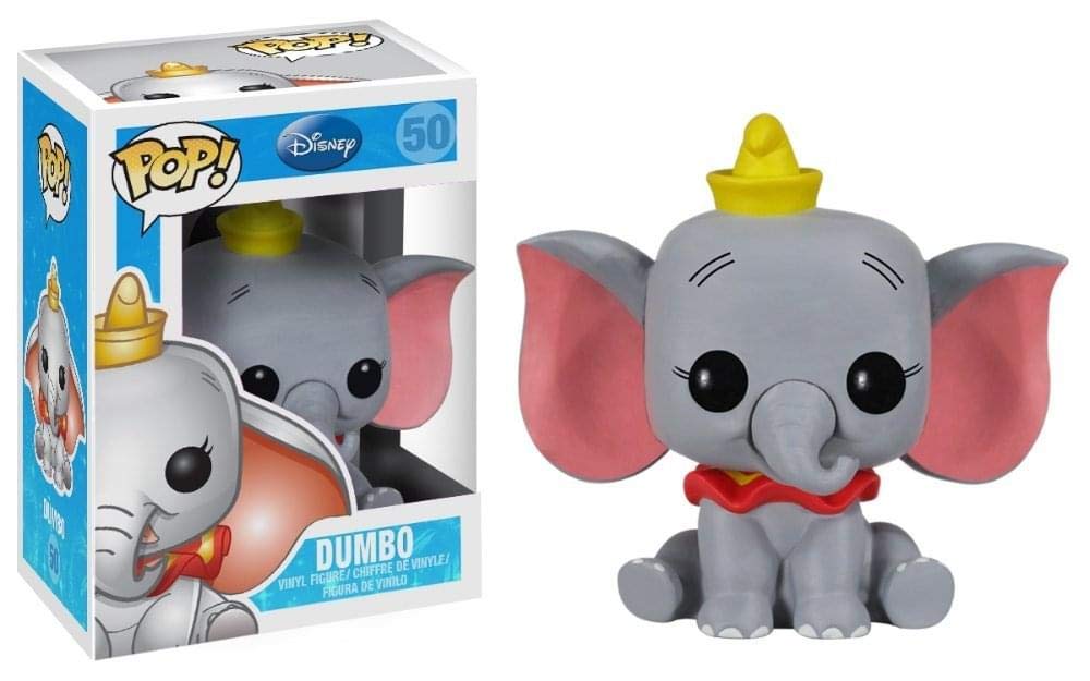 Figura de vinilo de Dumbo, de Funko POP Disney Series 5, Estándar, Gris