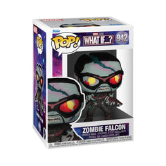 Funko POP Marvel: What If? - Halcón zombi, multicolor, estándar, (57377)