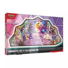 Pokemon TCG: Mimikyu ex & Alcremie ex Colección premium - 10 paquetes, cartas promocionales