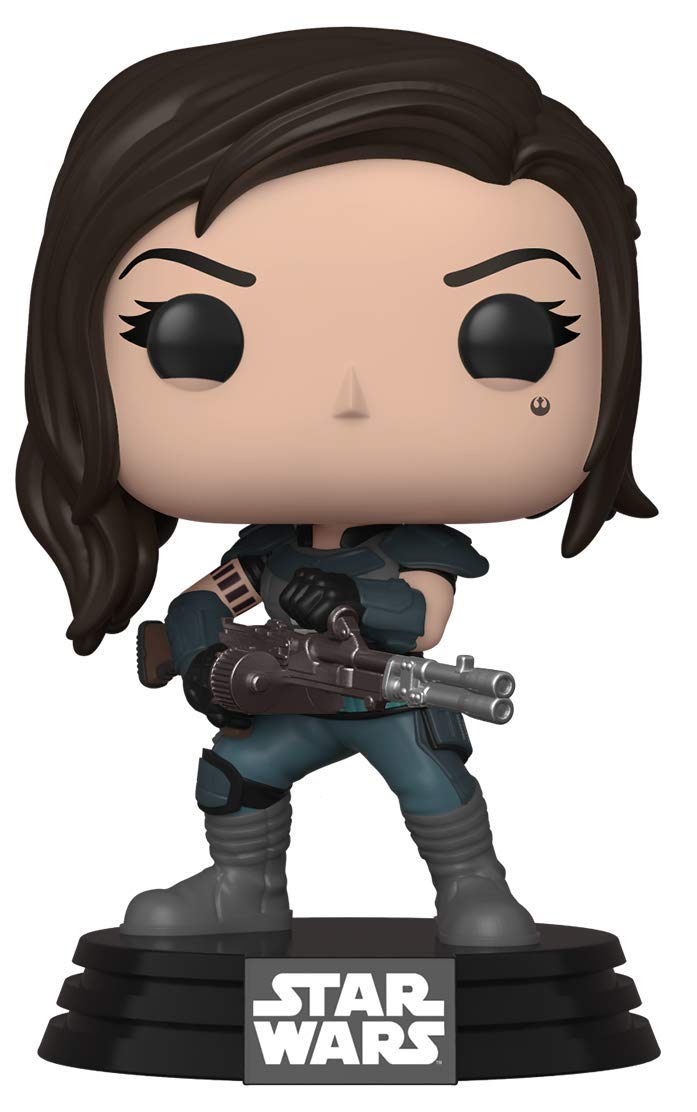 Funko Star Wars: The Mandalorian - Figura de vinilo exclusiva de Cara Dune with Gun 356