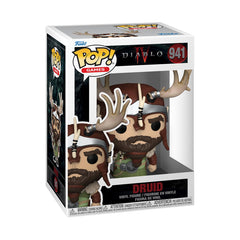 Funko Pop! Games: Diablo 4- Druid - Figura de vinilo coleccionable - Idea de regalo - Producto oficial - para niños y adultos - Fans de videojuegos - Figura modelo para coleccionistas y exhibidores