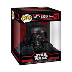 Funko POP! Deluxe: SW Darkside - Darth Vader on Throne - Figura de vinilo coleccionable - Idea de regalo - Producto oficial - para niños y adultos - Fans de las películas - Figura modelo para