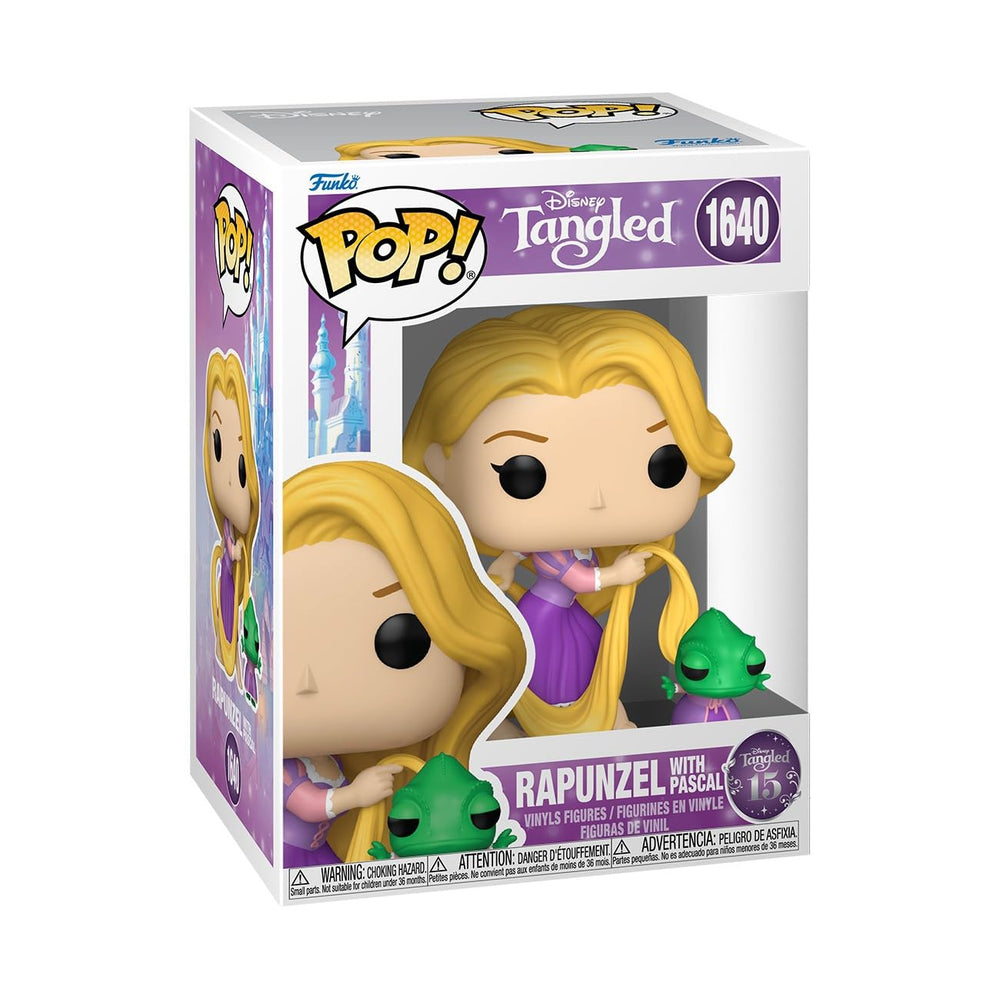 Funko Pop! & Buddy: Tangled - Rapunzel con Pascal - Figura de vinilo coleccionable - Idea de regalo - Producto oficial - Juguetes para niños y adultos - Fans de Disney - Figura modelo para