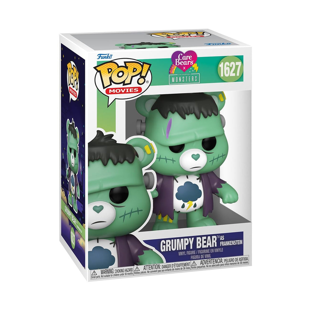 Funko Pop Películas: Universal Monsters X Care Bears - Oso Malhumorado Como Frankenstein - Figura de Vinilo Coleccionable - Idea de Regalo - Mercancía Oficial - Juguetes para Niños y Adultos - Para