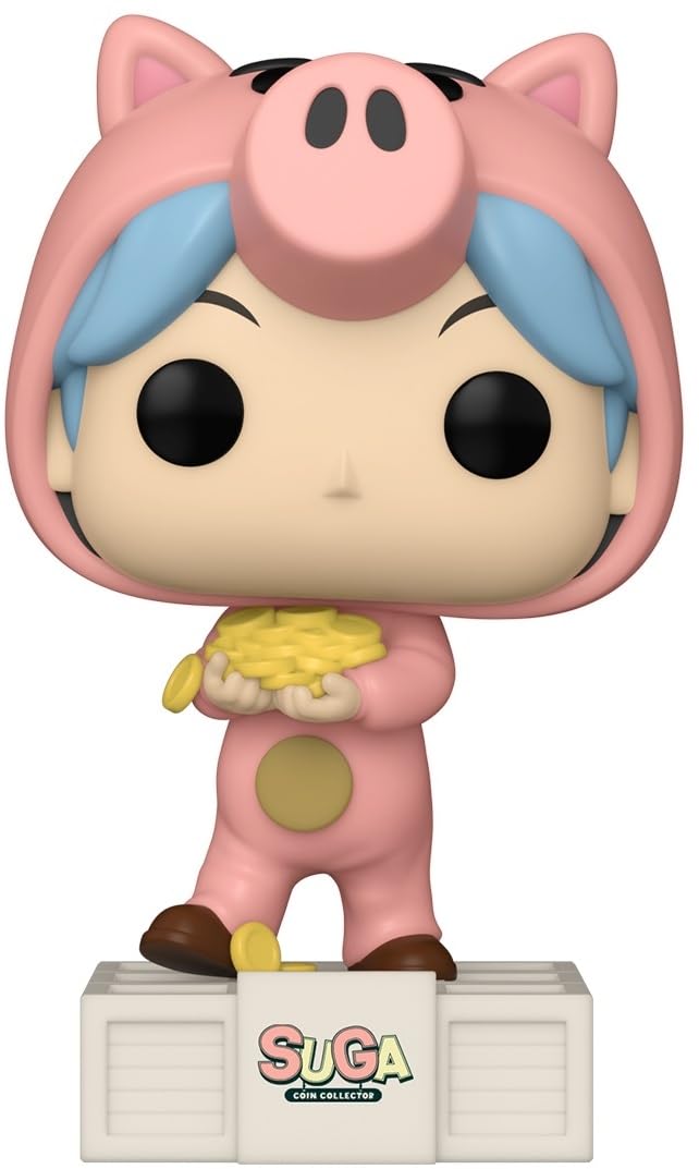 Funko Pop! Rocks: Toy Story x BTS Tiny TAN - Suga as Hamm - Figura de vinilo coleccionable - Idea de regalo - Producto oficial - Juguetes para niños y adultos - Fans de la música