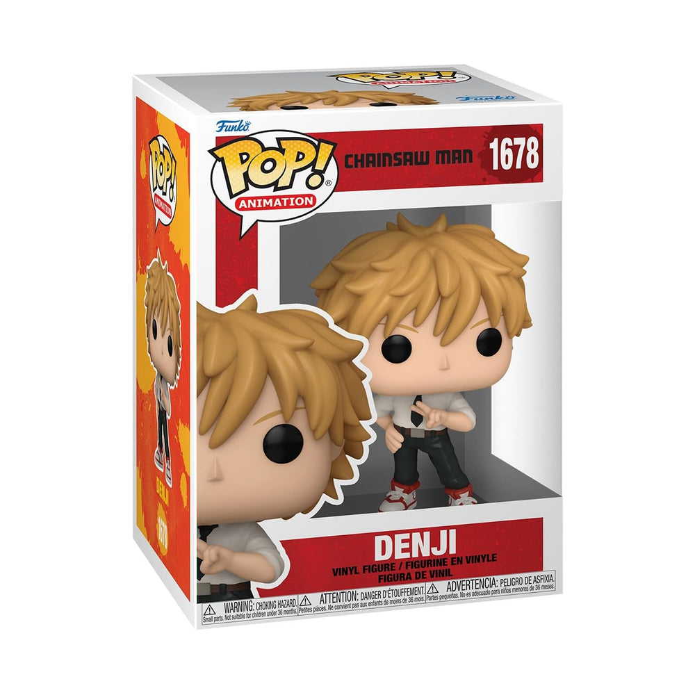 Funko Pop! Animation: CSM - Denji - Chainsaw Man - Figura de vinilo coleccionable - Idea de regalo - Producto oficial - para niños y adultos - Fans del anime - Figura modelo para coleccionistas y