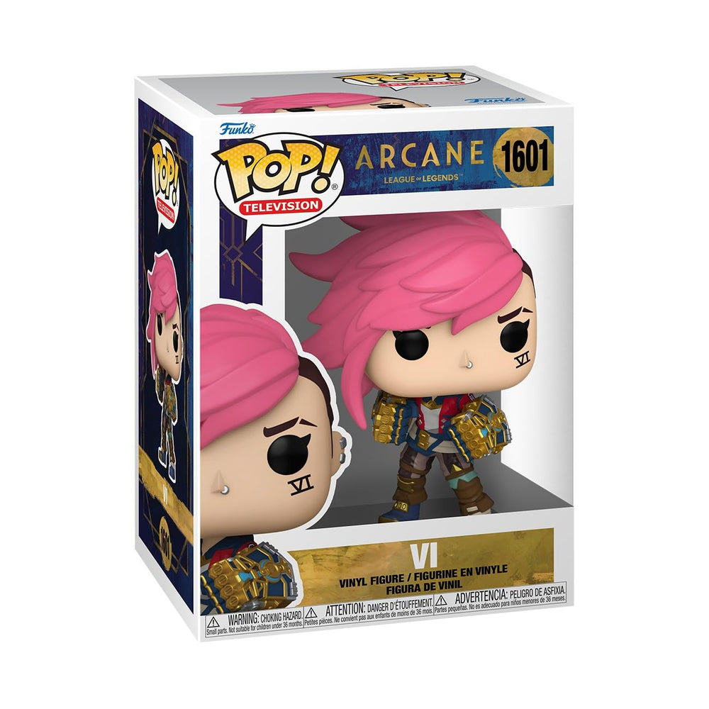 Funko POP TV: Arcane LOL - Vi - Arcane: League of Legends - Figura de vinilo coleccionable - Idea de regalo - Mercancía oficial - para niños y adultos - Fans de la TV - Figura modelo para