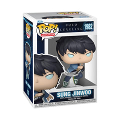 Funko Pop! Animation: Solo Leveling - Sung Jinwoo - 1/6 probabilidades de variante chase rara - Los estilos pueden variar - Figura de vinilo coleccionable - Idea de regalo - Producto oficial