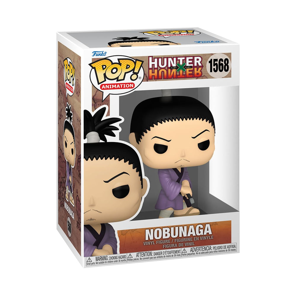 Funko POP! Animation: Hunter X Hunter - Nobunaga Hazama - Hunter X Hunter (HXH) - Figura de vinilo coleccionable - Idea de regalo - Producto oficial - para niños y adultos - Fans del anime