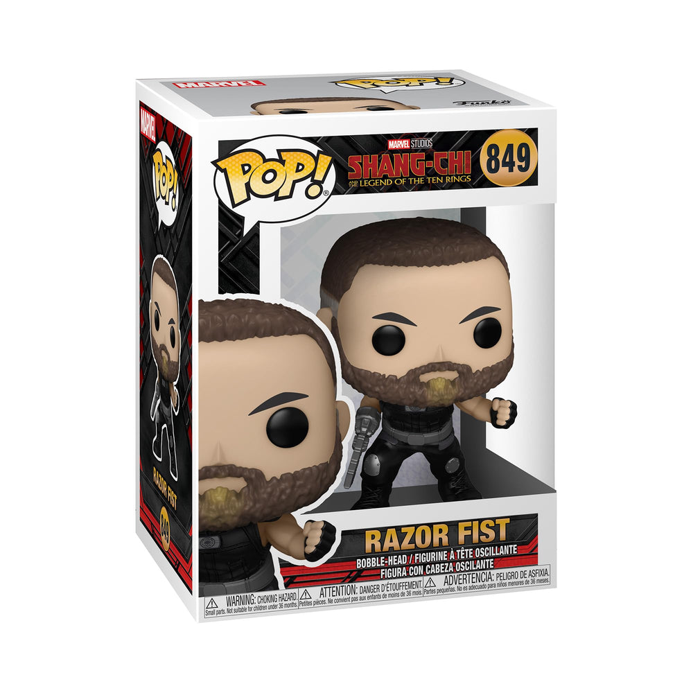 Funko Pop Pop! Marvel: Shang Chi y la leyenda de los diez anillos - Puño de afeitar, multicolor, 3.75 pulgadas