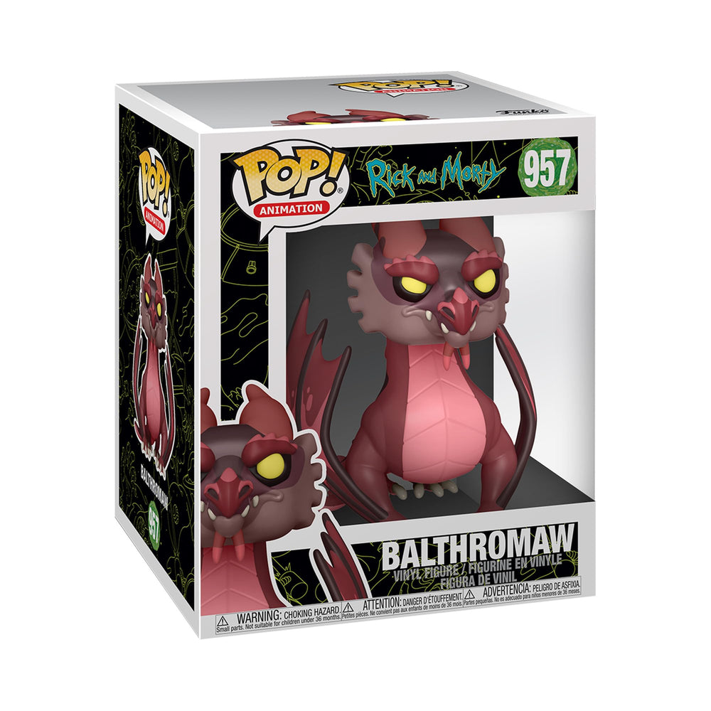 Funko POP Super: Rick & Morty - Figura de vinilo coleccionable de Balthromaw de 6 pulgadas, multicolor (55251)