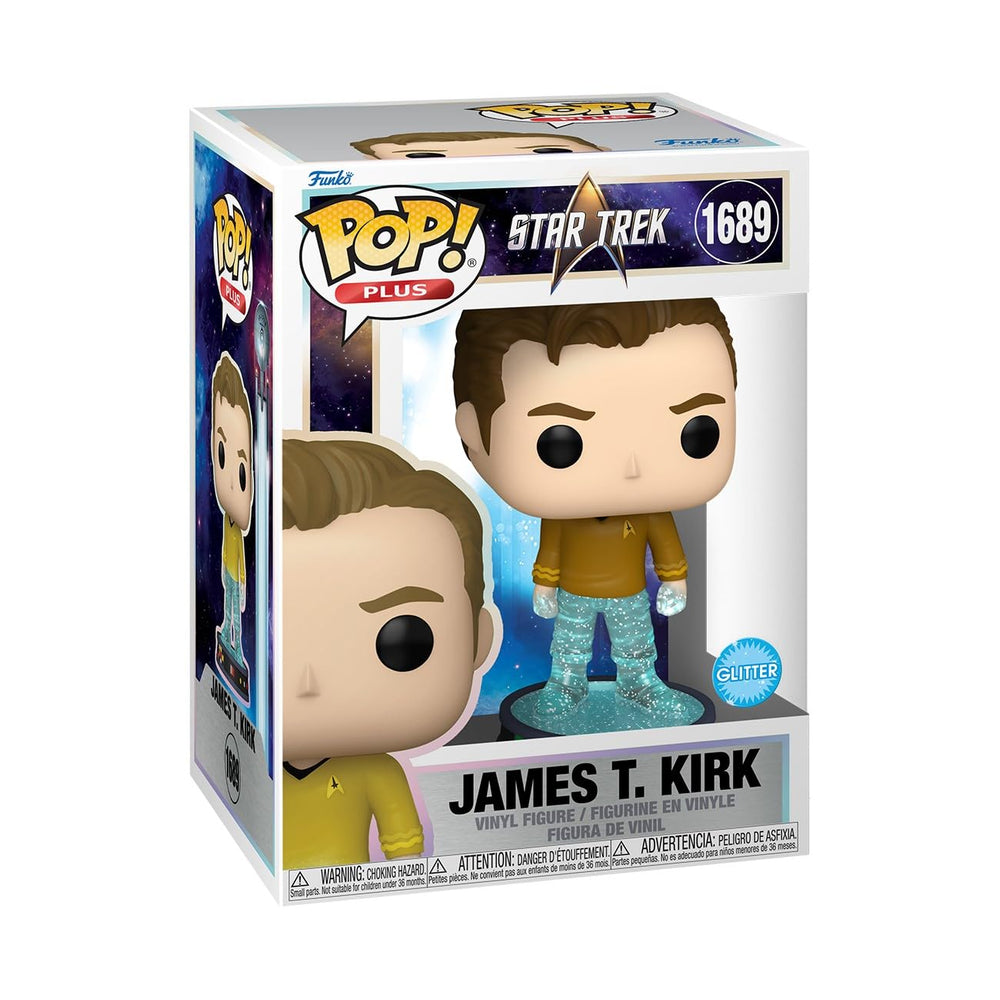 Funko Pop Plus: Star Trek Transporter - James T. Kirk - Star Trek Generations - Figura de vinilo coleccionable - Idea de regalo - Producto oficial - Juguetes para niños y adultos - Fans de la ciencia