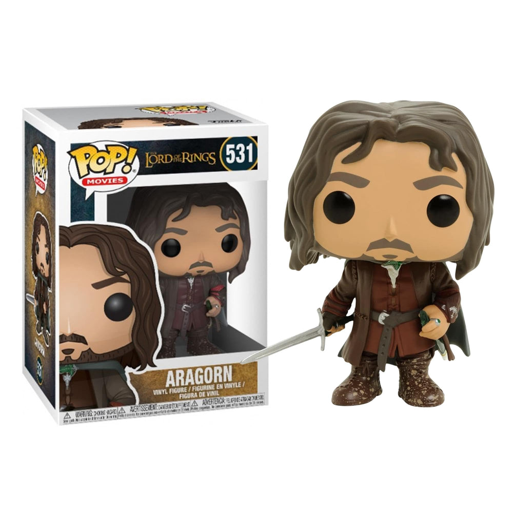 Figura coleccionable de Aragorn de Lord of the Rings, de la marca Funko