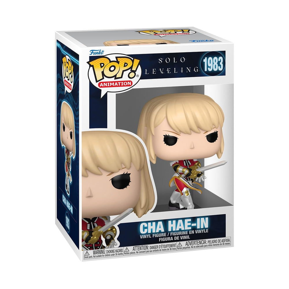 Funko Pop! Animation: Solo Leveling - Cha Hae-in - Figura de vinilo coleccionable - Idea de regalo - Producto oficial - Juguetes para niños y adultos - Fans del anime - Figura modelo para
