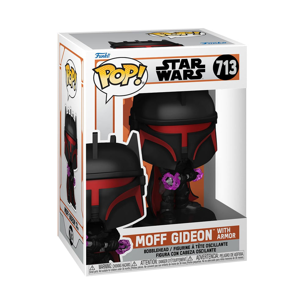 Funko Pop! Star Wars: The Mandalorian - Moff Gideon with Armor - Figura de vinilo coleccionable - Idea de regalo - Mercancía oficial - para niños y adultos - Fans de la televisión - Figura modelo para