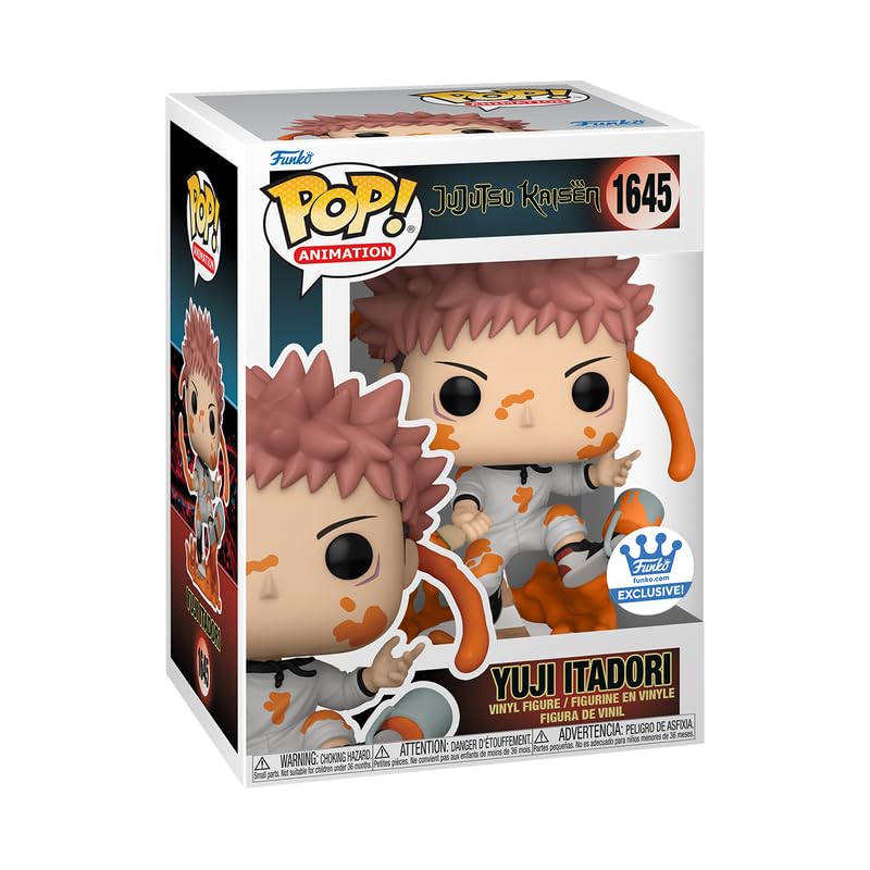 Funko Animación: Jujutsu Kaisen Yuji Itadori Figura de vinilo, 4.8 pulgadas, exclusiva
