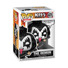 Funko Pop! Sayings: The Demon - (Rock and Roll All Nite) - KISS - Figura de vinilo coleccionable - Idea de regalo - Producto oficial - Juguetes para niños y adultos - Fans de la música - Figura modelo