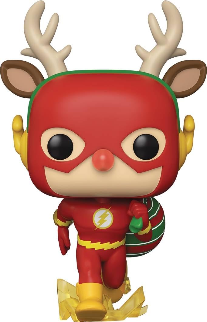Funko Pop! DC Heroes: DC Holiday - Figura de vinilo Flash Holiday Dash