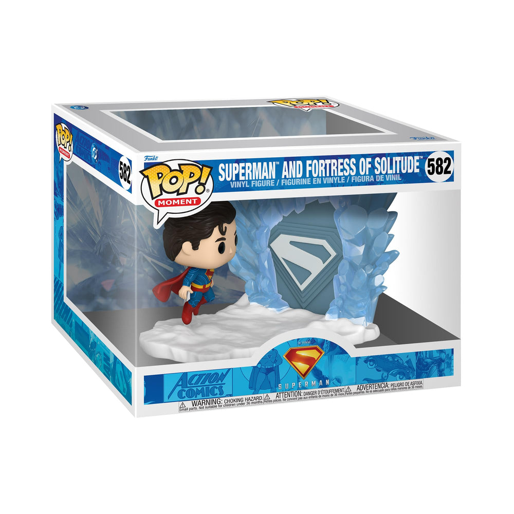 Funko Pop! Moment: Superman 2025 - Superman y la Fortaleza de la Soledad - Figura de vinilo coleccionable - Idea de regalo - Mercancía oficial - Juguetes para niños y adultos - Fanáticos de películas