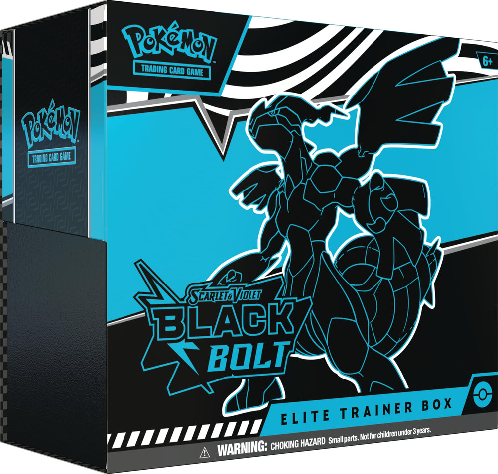 Pokemon TCG Scarlet & Violet 10.5 Caja de Entrenador Élite Black Bolt