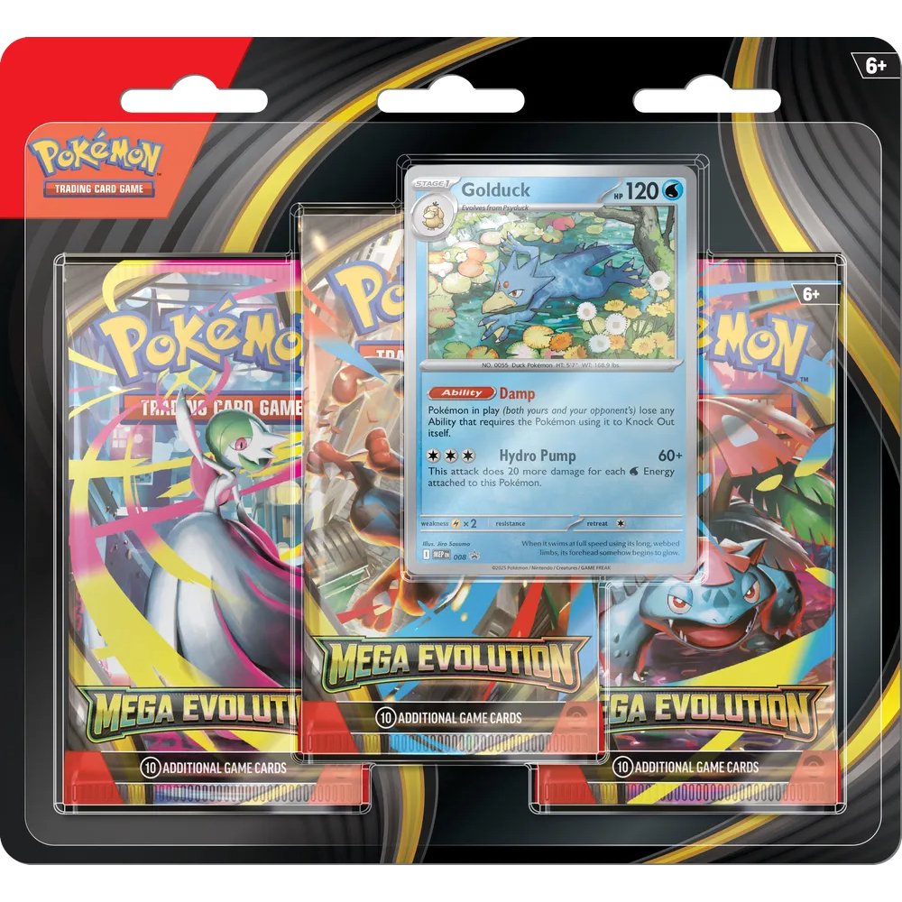 Cartas Pokemon TCG Mega Evolution - Golduck Cards Set (Español)