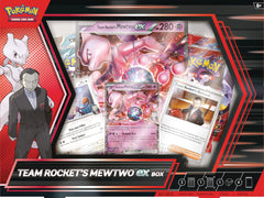 Pokemon TCG: Caja de Mewtwo ex del Team Rocket - 4 Paquetes, Promos