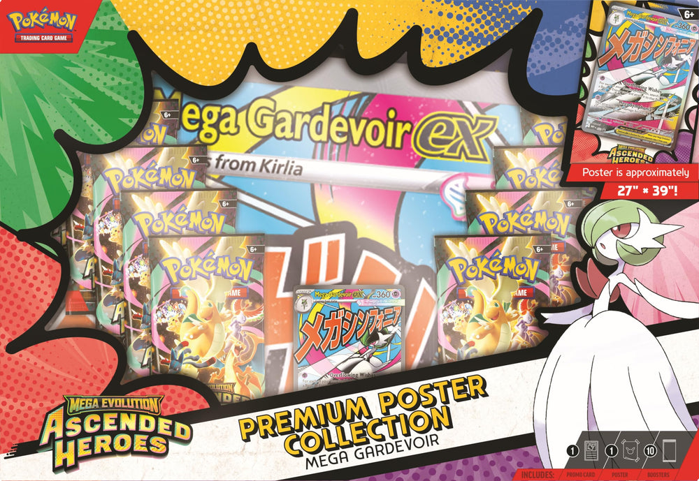 Pokémon TCG: Mega Evolution Ascended Heroes - Premium Poster Collection