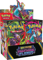 Pokemon Trading Card Game - Mega Evolution Phantasmal Flames Display