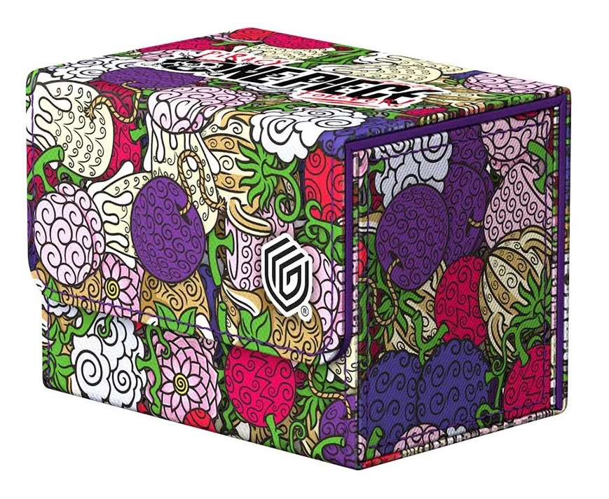 Netflix One Piece Card Game: Deck Case: Sidewinder 80+ Xenoskin — Devilfruit Pattern (1)