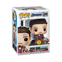 Funko Pop! Avengers Endgame: ¡Soy Iron Man! Figura de vinilo de lujo que brilla en la oscuridad, multicolor