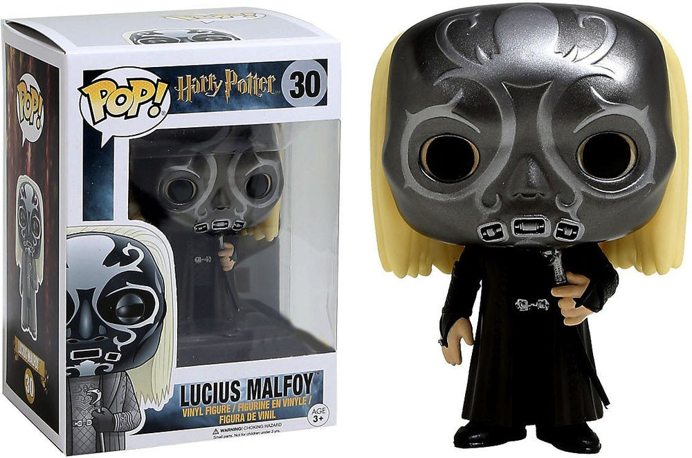 Funko POP Harry Potter: Lucius Malfoy: Máscara Mortífagos Exclusivo 30 - - Vaulted