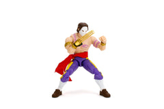 Jada Toys Street Fighter II Vega (Wave 4) Figura de acción a escala 1:12, 6 pulgadas de alto, cabezas intercambiables, manos y accesorios de garra