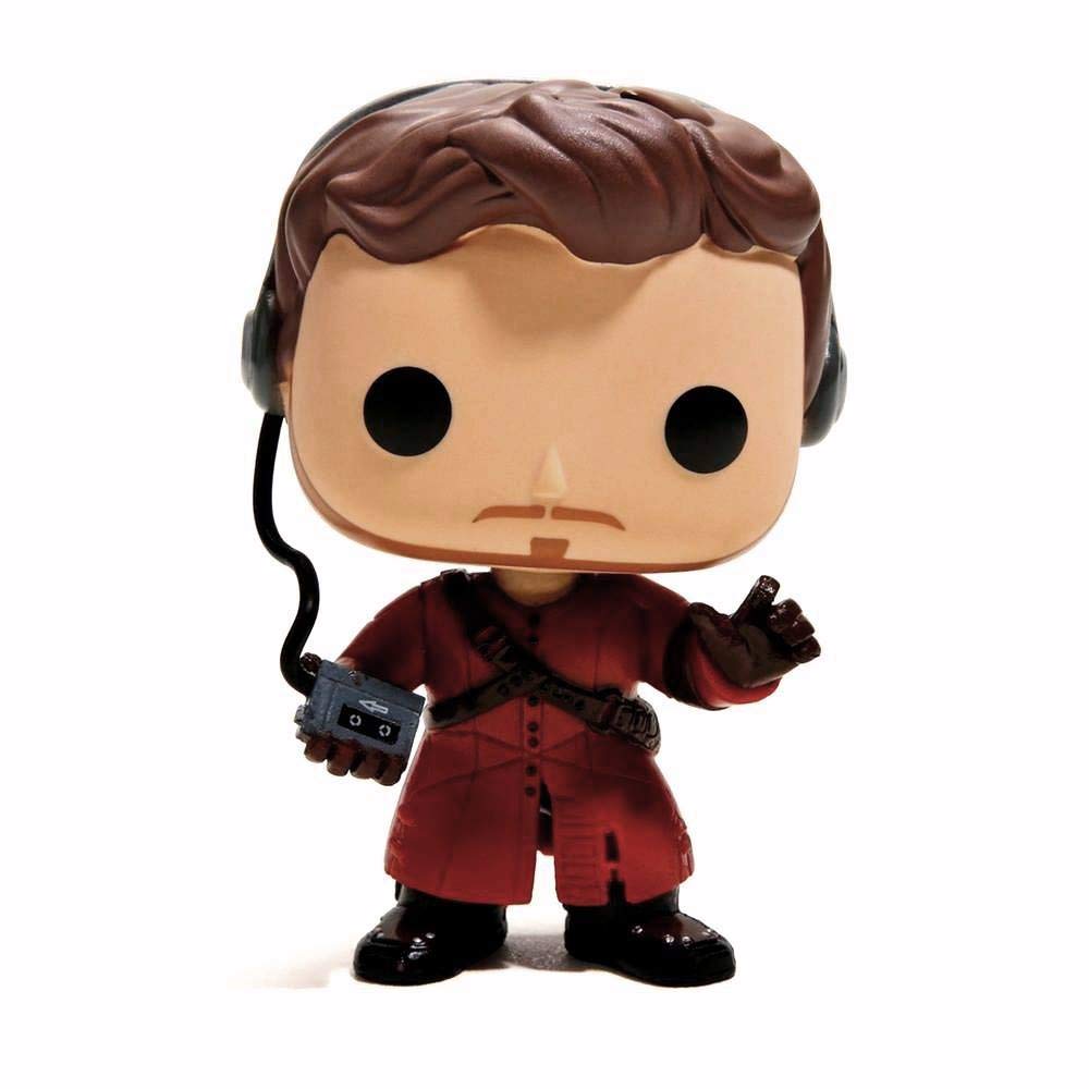 Figura Funko de Star Lord de Guardianes de la Galaxia, de Marvel, de vinilo, número 155