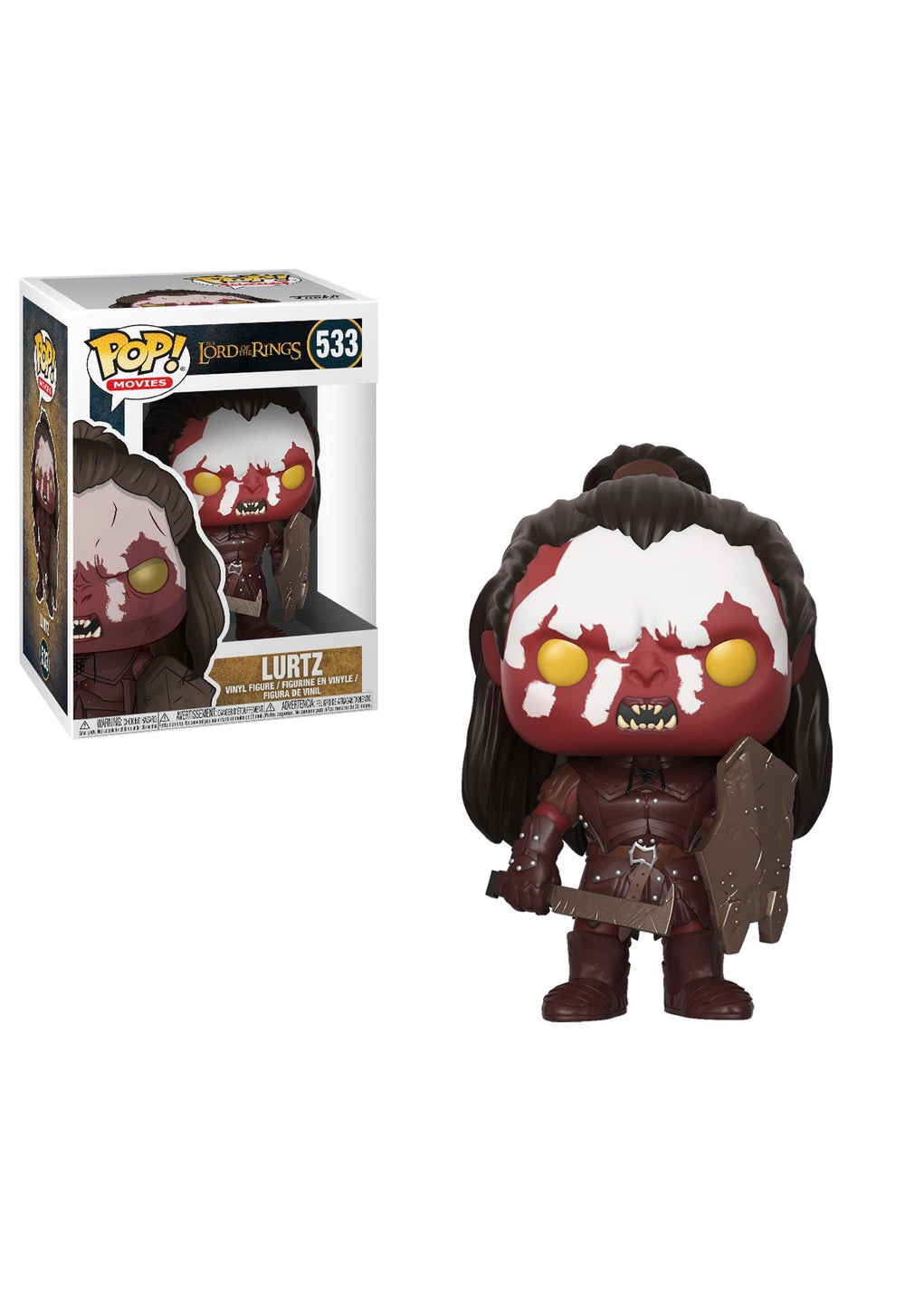 Figura coleccionable de Lurtz de Lord of the Rings, de la marca Funko