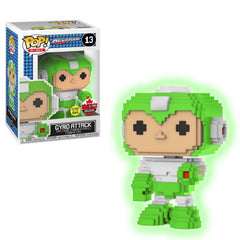 Funko Pop! Mega Man 8-Bit Gyro Attack brilla en la oscuridad 13