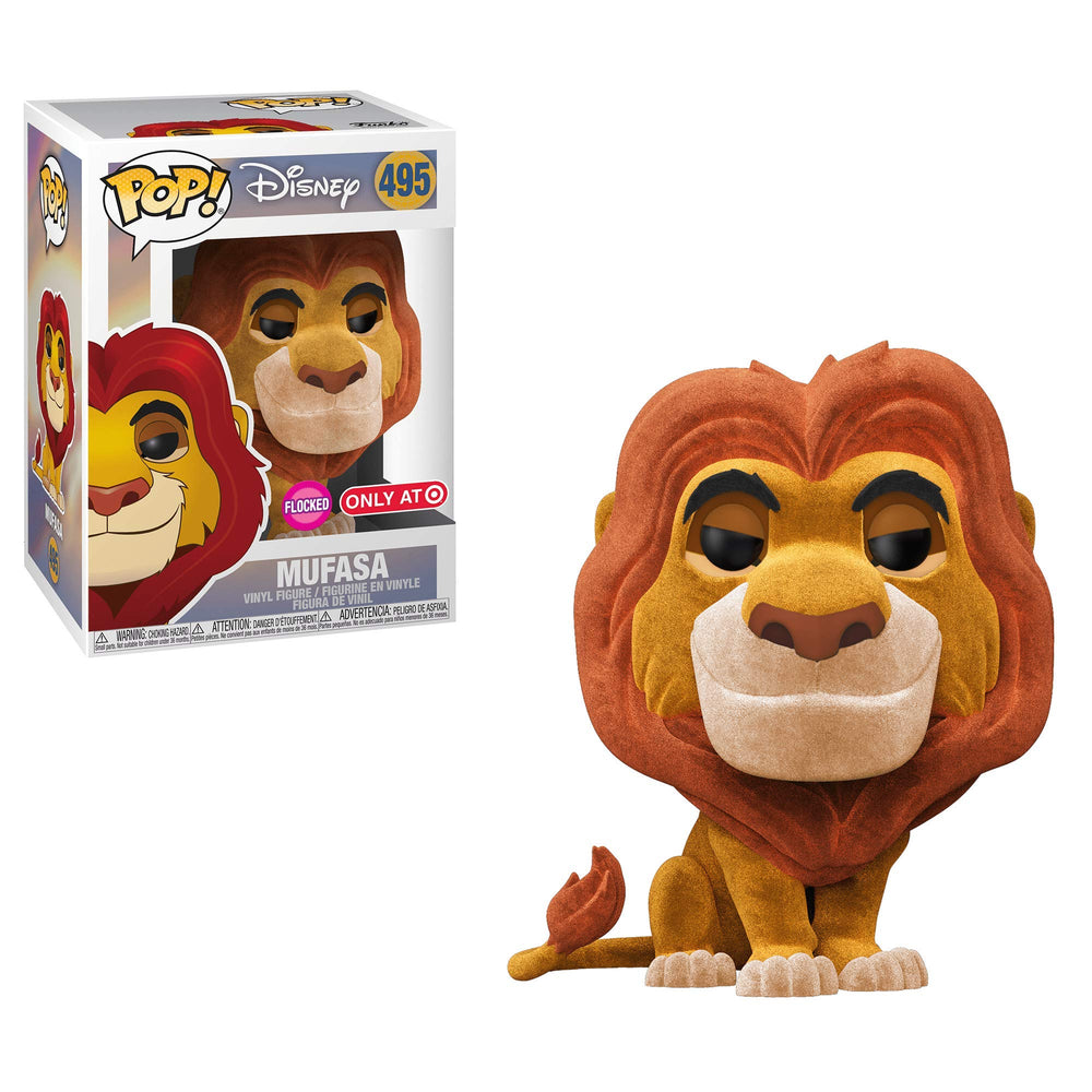 POP! Disney Mufasa Figura de vinilo 495 - Exclusivo flocado