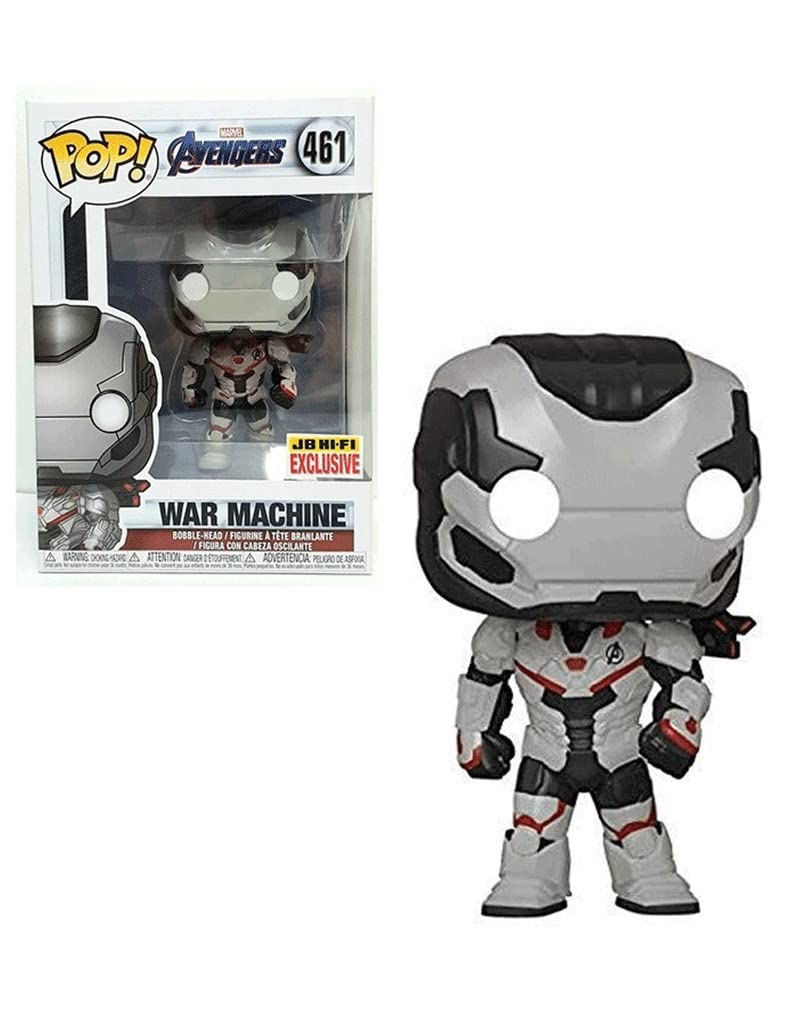 Funko Pop! Marvel: Avengers Endgame - War Machine (traje de equipo) exclusivo de Amazon, multicolor