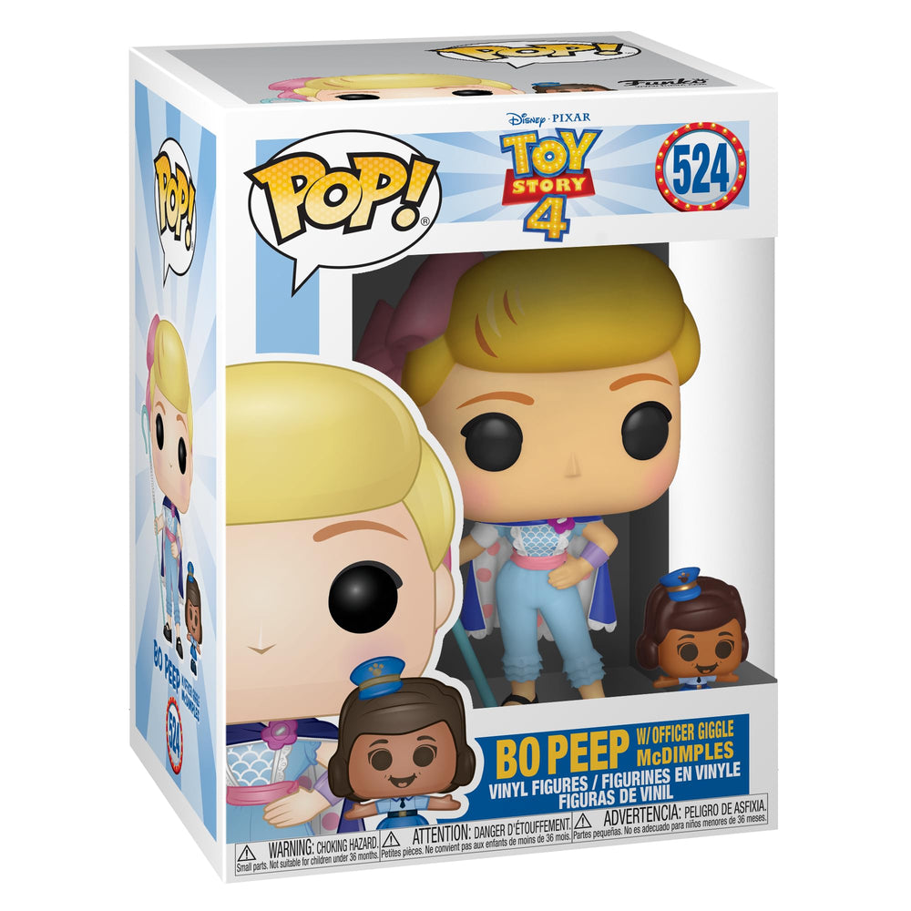 Funko Vinilo: Disney: Toy StoryPOP! Bo Peep with Officer Giggles McDimples Figura coleccionable - Bo-Peep - Toy Story 4 - Figura de vinilo coleccionable - Idea de regalo - Producto oficial - para niños y adultos