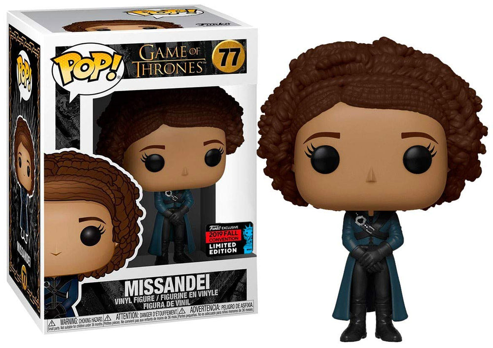 POP! Funko Juego de Tronos - MISSANDEI - NYCC 2019 Convención de Otoño Edición Limitada Exclusivo