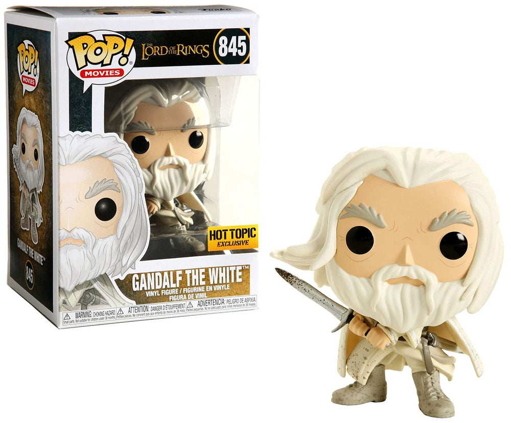 Funko Pop! Movies El Señor de los Anillos Gandalf La Figura de Vinilo Exclusiva Blanca 845