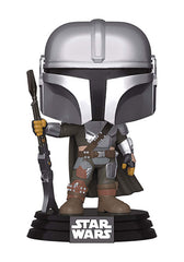 Funko Pop! Star Wars: Figura de acción de The Mandalorian, cabeza de vinilo con muñequito de The Mandalorian