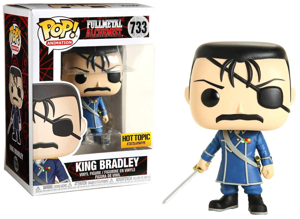 Funko Fullmetal Alchemist Pop! Animation King Bradley Figura de vinilo Tema candente Exclusivo Multi None
