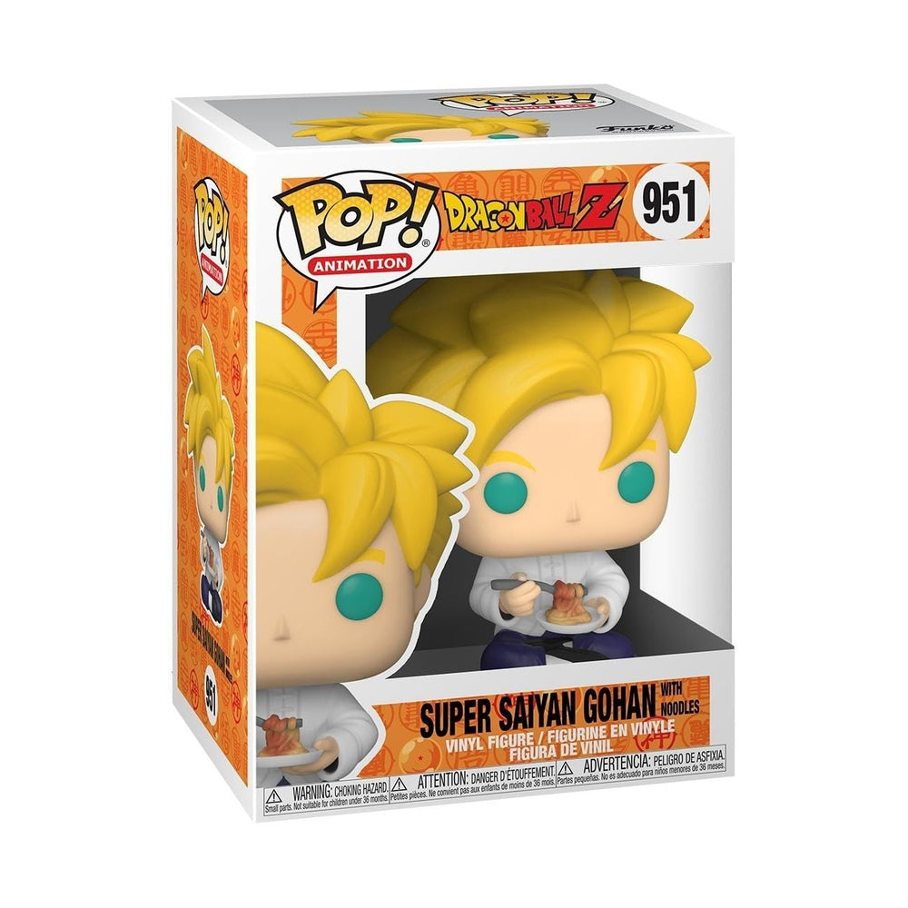 Funko Pop Animation: Dragon Ball Z - SS Gohan con fideos - Figura de vinilo coleccionable - Idea de regalo - Producto oficial - Juguetes para niños y adultos - Fans del anime - Figura modelo para