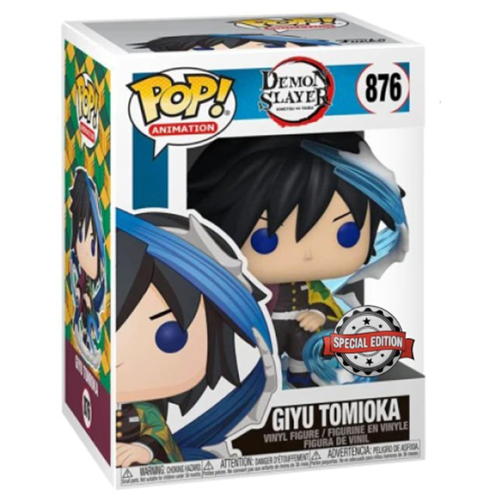 Funko Figura Pop de Giyu Tomioka de Demon Slayer (Exclusiva de AAA Anime)