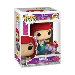 Funko Pop Disney: Ultimate Princess - Ariel, multicolor, estándar, princesas de Disney, figura de vinilo coleccionable, idea de regalo, producto oficial, juguetes para niños y adultos, fanáticos de