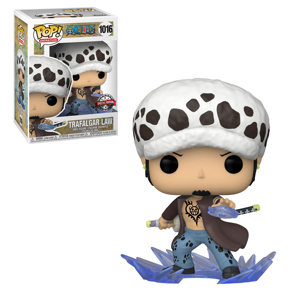 Funko Pop! Animation: One Piece Trafalgar D. Law - Figura de vinilo exclusiva - Edición especial 1016