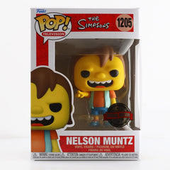 Funko The Simpsons Pop! Television Nelson Muntz Figura de vinilo Tema candente Exclusivo Multi None - Vaulted
