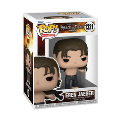 Funko Pop! Animation: Attack on Titan - Eren Jeager - Figura de vinilo coleccionable - Idea de regalo - Producto oficial - para niños y adultos - Fans del anime - Figura modelo para coleccionistas