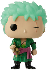Pop Animation: One Piece - Roronoa Zoro (brilla en la oscuridad) Funko Kody Trading - Figura de vinilo exclusiva