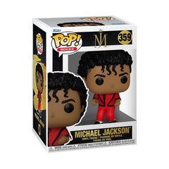 Funko Pop! Rocks: Michael Jackson - (Thriller) - Figura de vinilo coleccionable - Idea de regalo - Producto oficial - para niños y adultos - fanáticos de la música - Figura modelo para coleccionistas